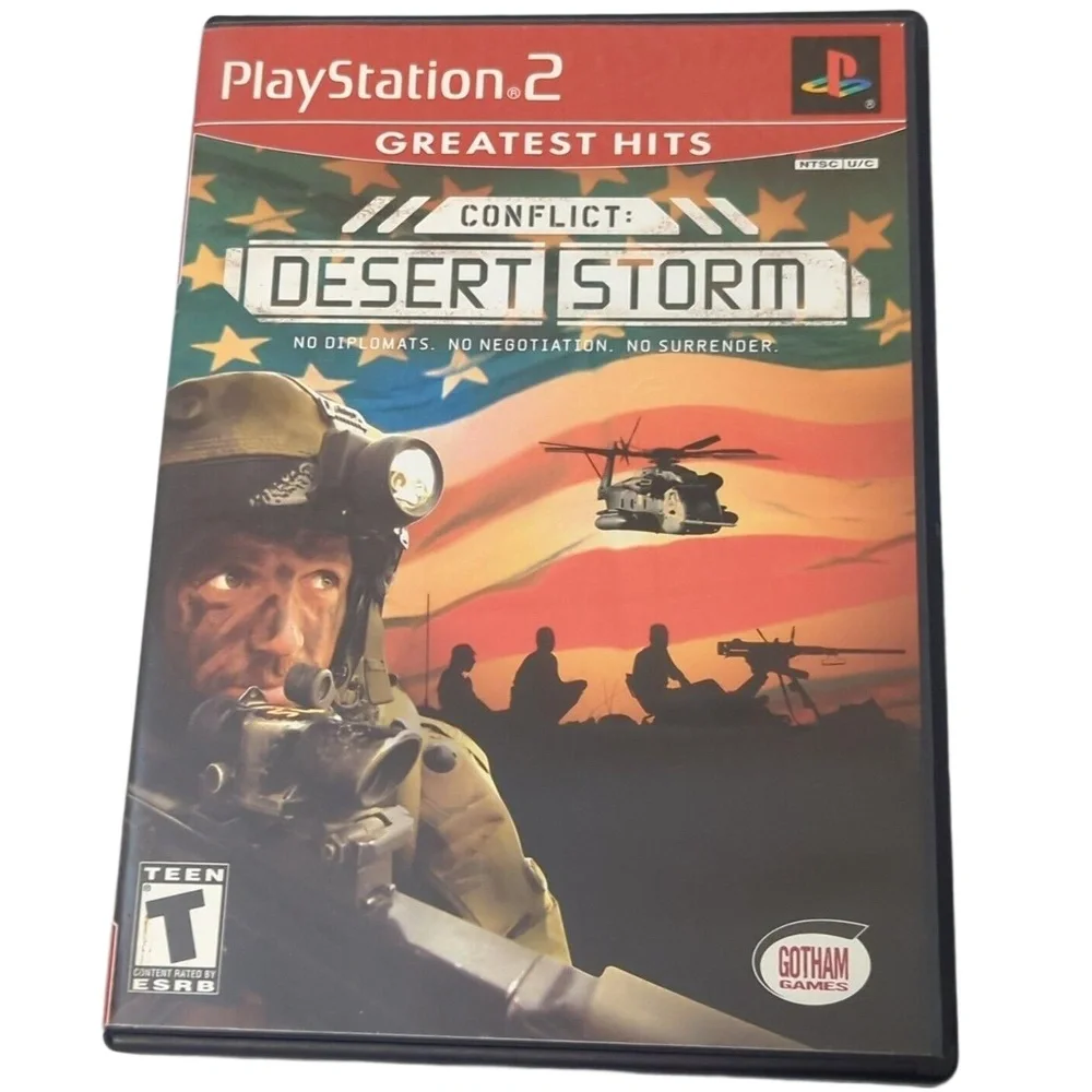 Conflict‎ Desert Storm PS2 CIB + Reg PlayStation 2 Complete in Box VGC